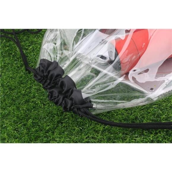 2 Pieces Clear Drawstring Bags, Waterproof Small Clear Bag for Stadium Colleges - Picture 5 of 7